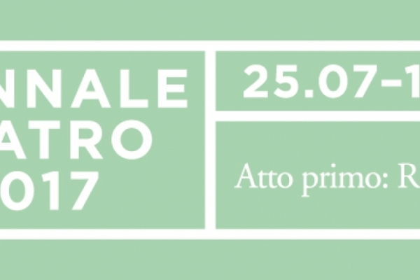 Poster of “Biennale Teatro 2017 Atto primo: Regista”