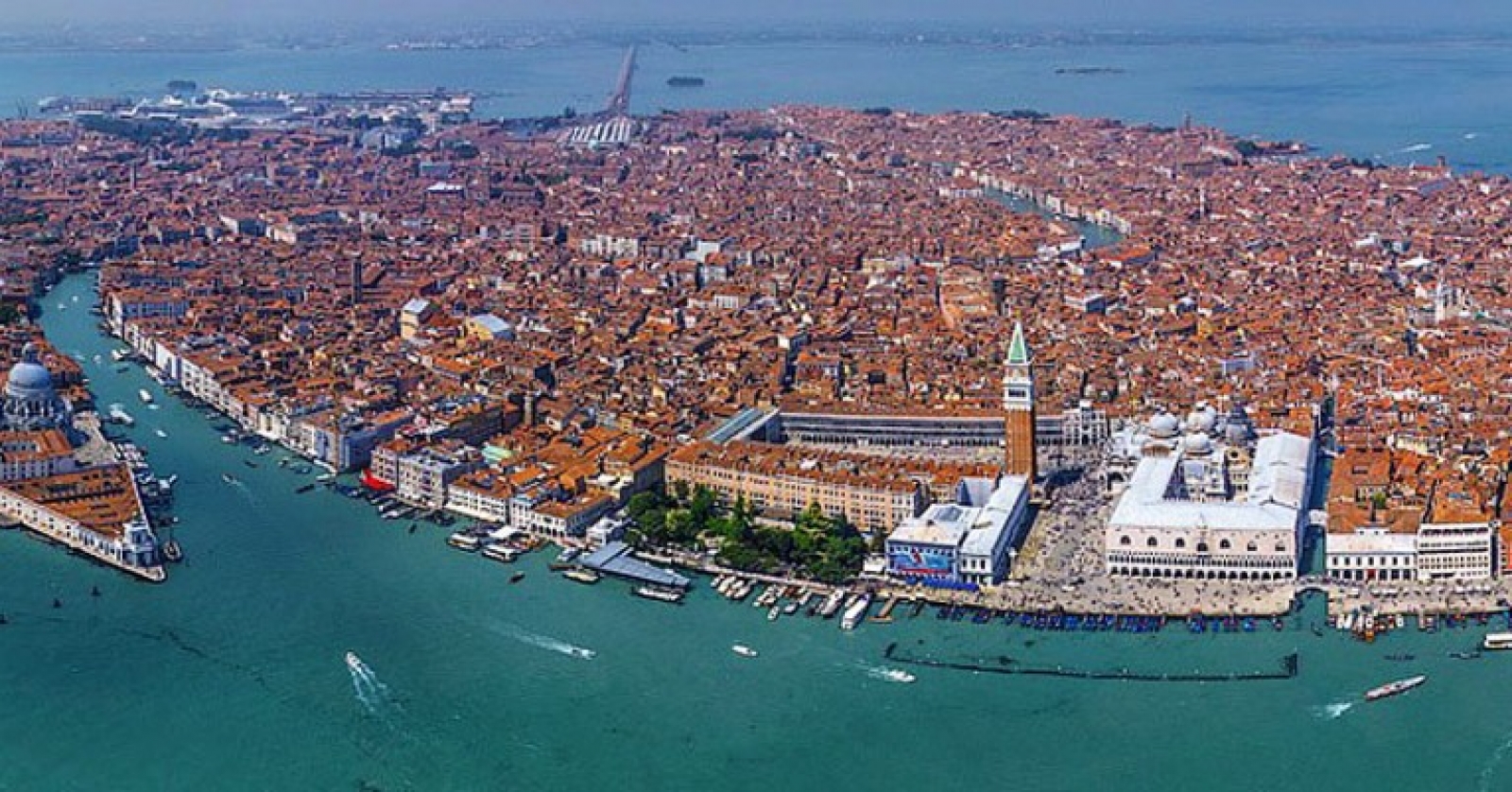 Venice seen from above